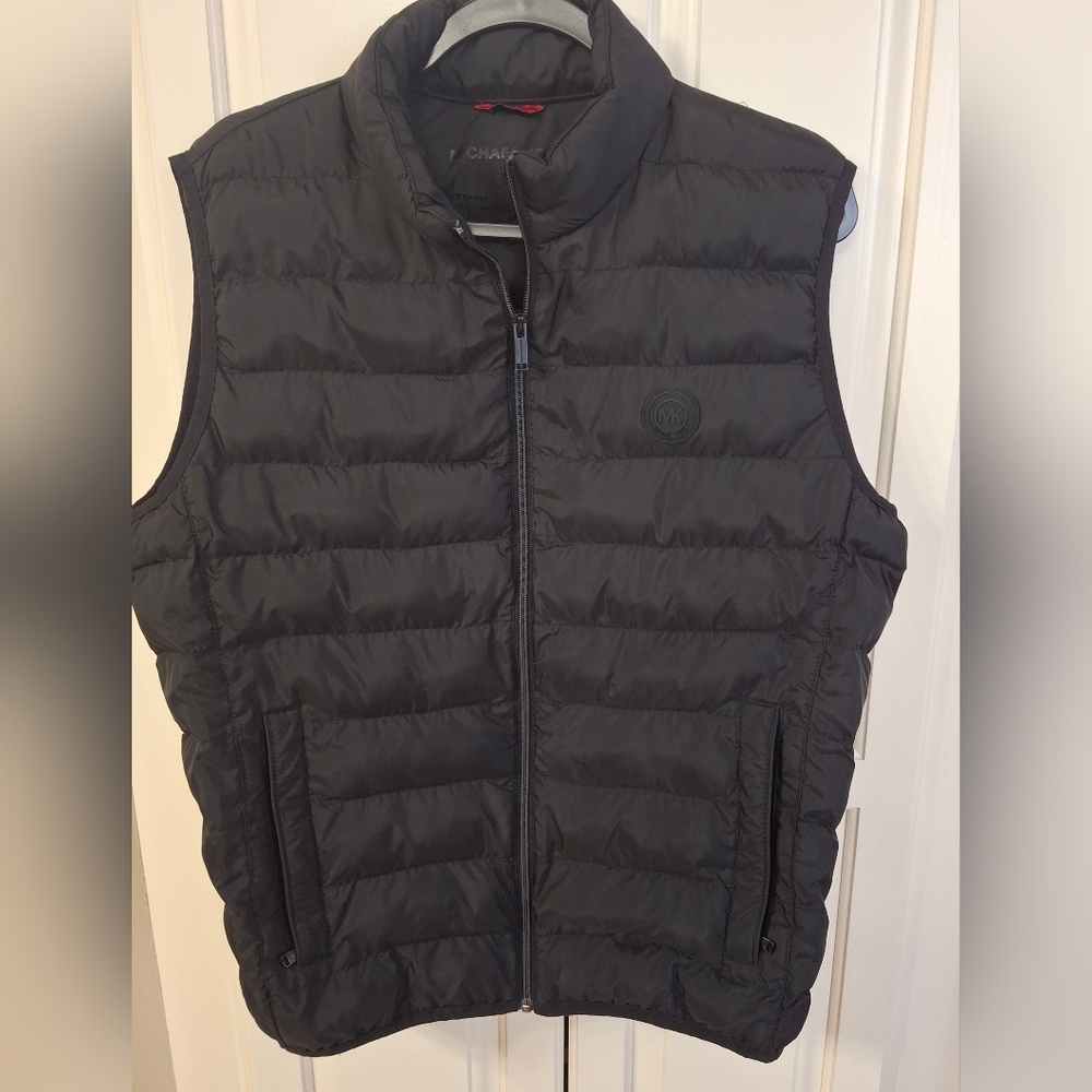 Michael Kors Men's Black Quilted Puffer Vest